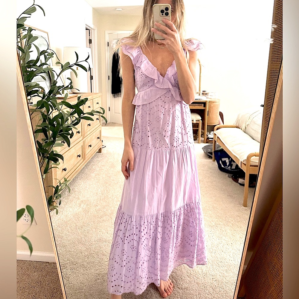 NWT purple maxi dress
